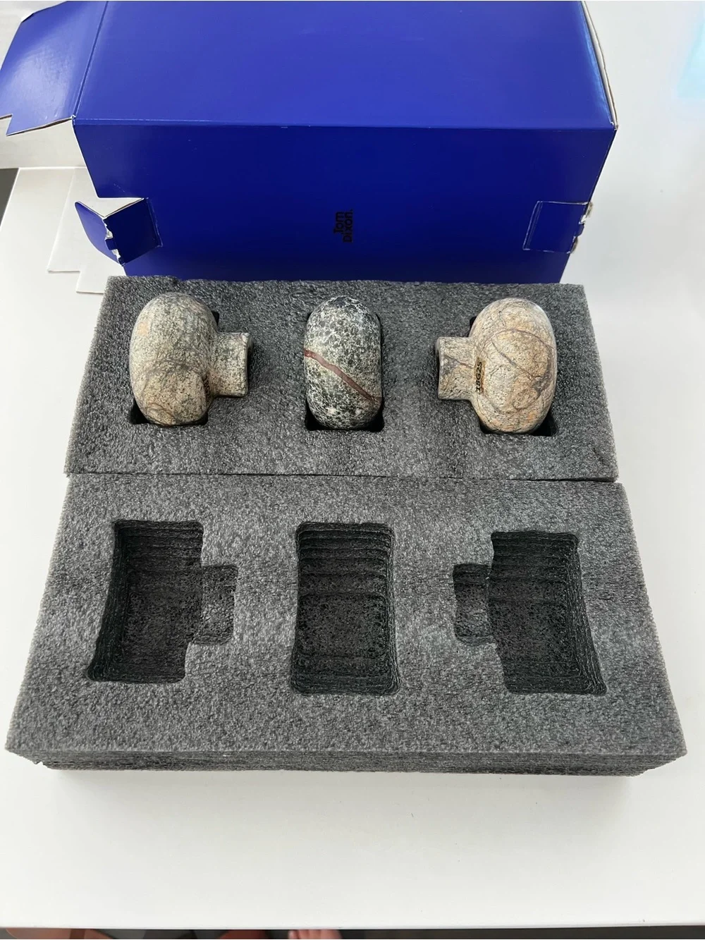 Tom Dixon Rock Tealight Holder set of 3